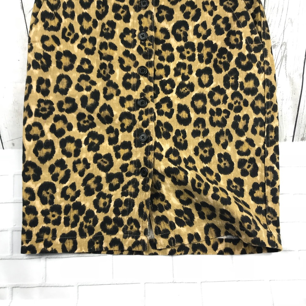 Ralph Lauren Leopard Animal Print Skirt Sz 2P - Picture 5 of 5